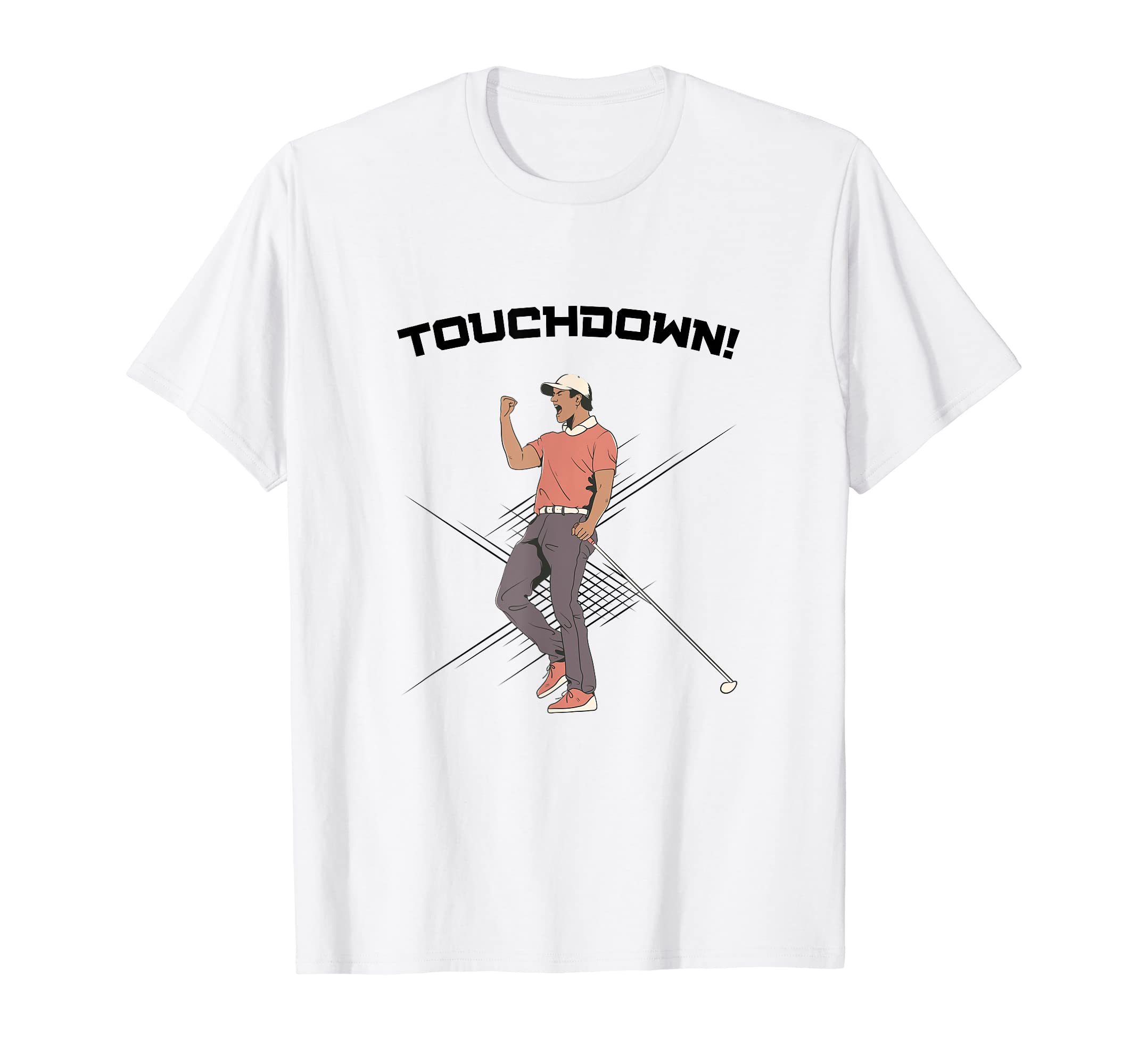 Funny Touchdown Golf Football Wrong T-Shirt - Casual Everyday Wear Unisex - T-Shirt, Sweatshirt, Hoodie
