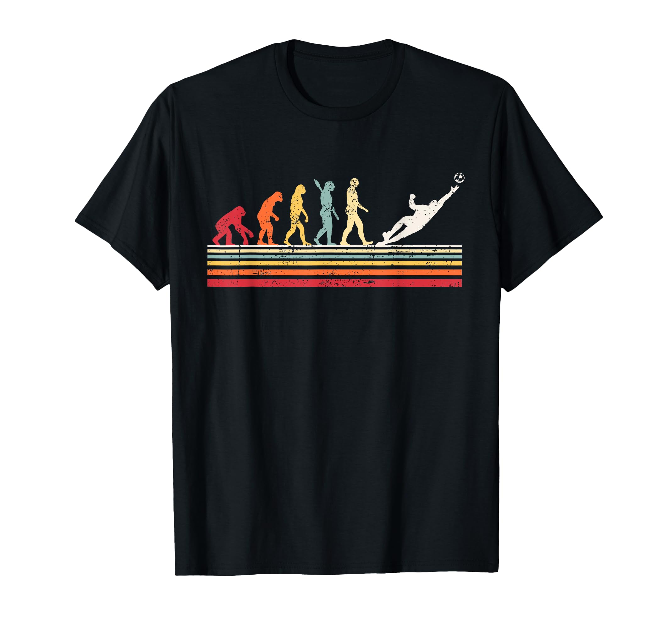 Mens Funny Goalkeeper Soccer Evolution T-Shirt - Trendy Graphic for Adults - T-Shirt, Sweatshirt, Hoodie