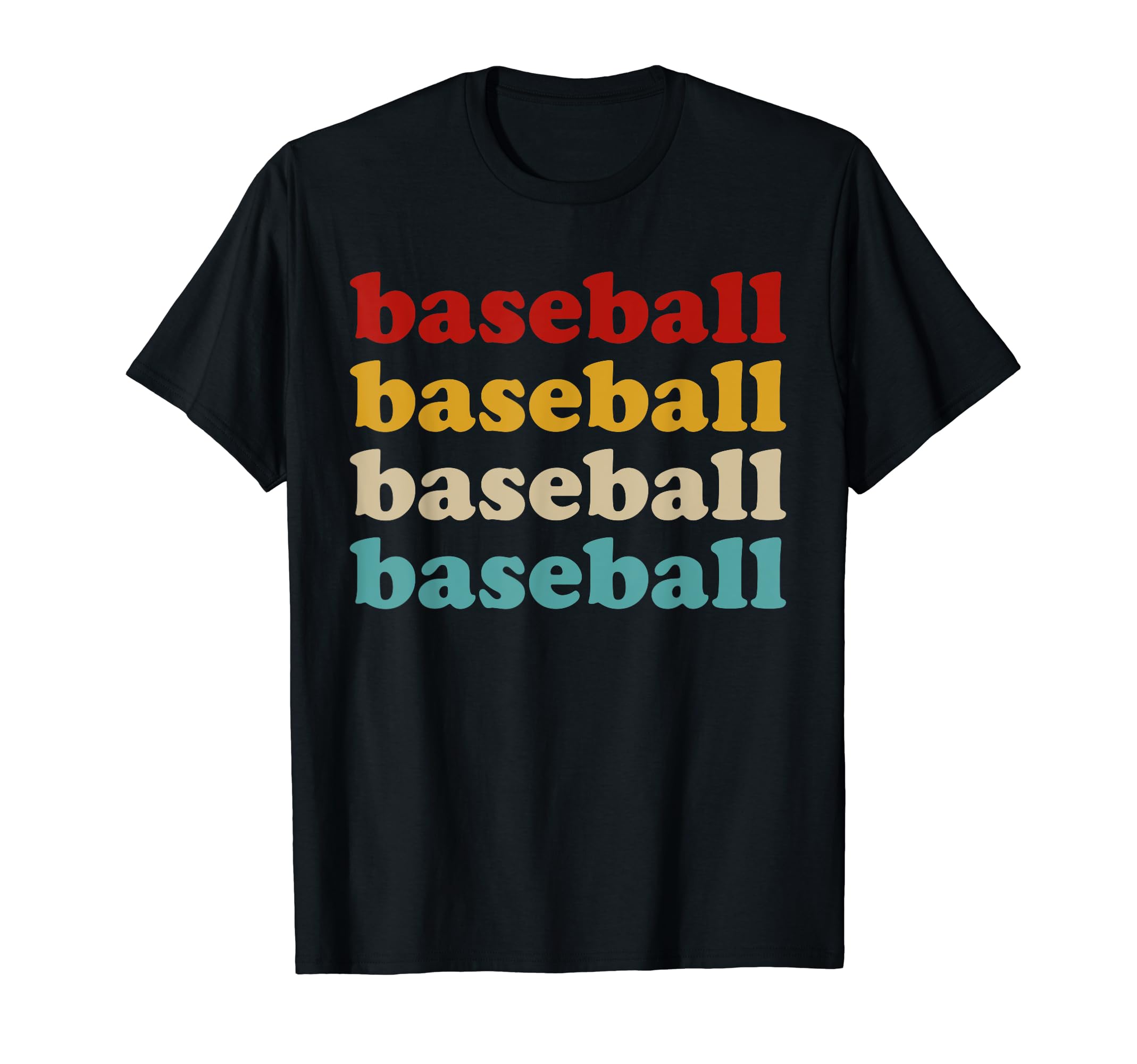 Baseball Typography Baseball T-Shirt - Trendy Graphic for Adults - T-Shirt, Sweatshirt, Hoodie