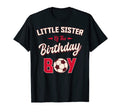 Little Sister Birthday Soccer Player T-Shirt - Custom Art Print Men Women - T-Shirt, Sweatshirt, Hoodie