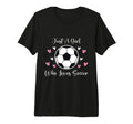 Just Who Loves Soccer Funny Sayings Soccer T-Shirt - Graphic Print Unisex - T-Shirt, Sweatshirt, Hoodie