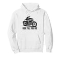 Biker Motorbiker Motorcyclist Dirt Bike Hoodie - Trendy Graphic Men Women - T-Shirt, Sweatshirt, Hoodie