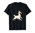 Soccer Llama Cartoon Running Football T-Shirt - Novelty Apparel for Adults - T-Shirt, Sweatshirt, Hoodie