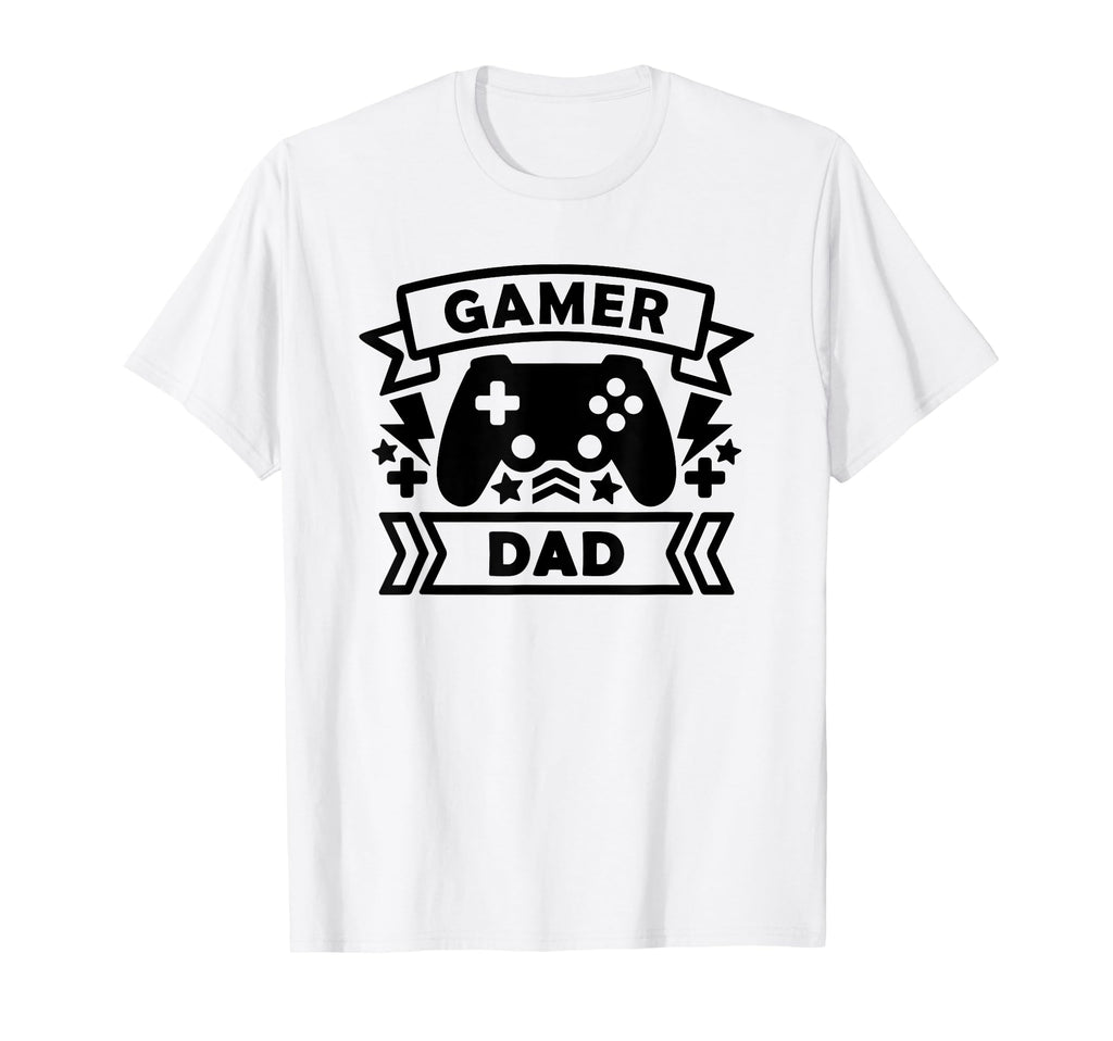Gamer Dad Video Game Controller T-Shirt - Custom Art Print for Adults - T-Shirt, Sweatshirt, Hoodie