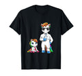 Funny Dad And Unicorn Family Outfit Hoodie - Fun Novelty Design for Adults - T-Shirt, Sweatshirt, Hoodie