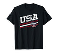 Trendy Usa Red White Stripes Soccer T-Shirt - Novelty Apparel for Adults - T-Shirt, Sweatshirt, Hoodie
