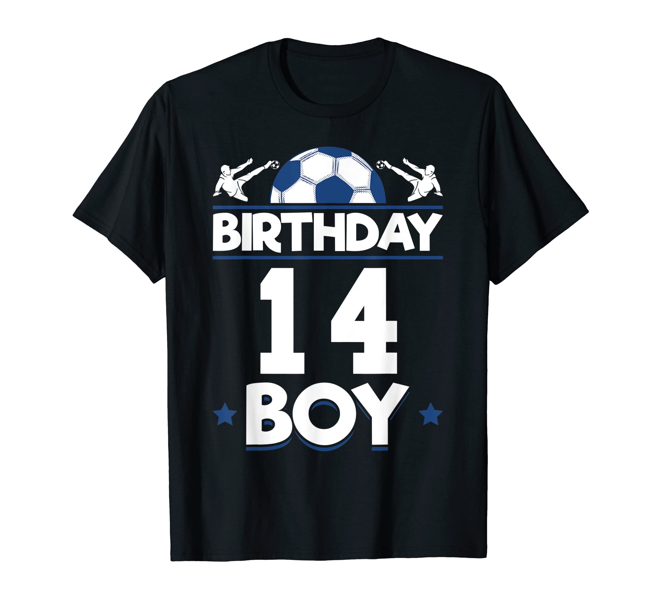 Soccer Birthday 14 Th Birthday T-Shirt - Custom Art Print for Adults - T-Shirt, Sweatshirt, Hoodie