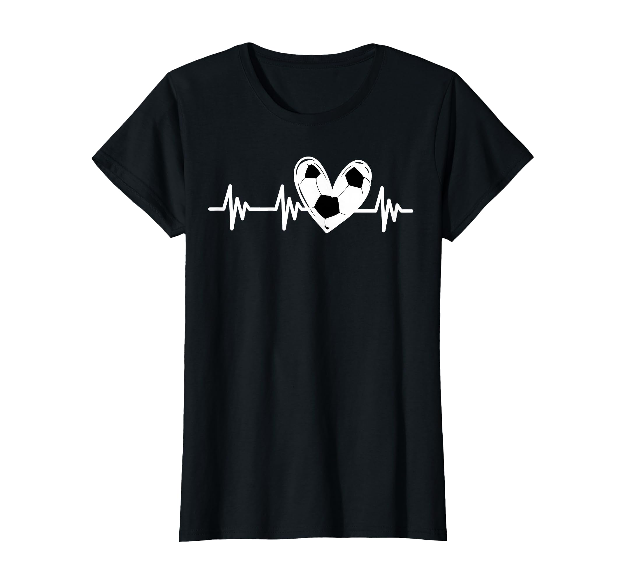 Heartbeat Soccer Lover Tween Teen Sports T-Shirt - Novelty Apparel Unisex - T-Shirt, Sweatshirt, Hoodie