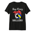 Busy Raising Ballers Funny Soccer T-Shirt - Unique Graphic Unisex - T-Shirt, Sweatshirt, Hoodie