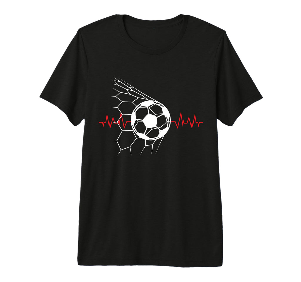 Soccer Ball Heartbeat Players And T-Shirt - Casual Everyday Wear Men Women - T-Shirt, Sweatshirt, Hoodie
