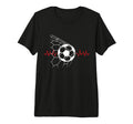 Soccer Ball Heartbeat Players And T-Shirt - Casual Everyday Wear Men Women - T-Shirt, Sweatshirt, Hoodie