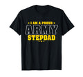 Proud Army Stepdad Patriotic Pride Military T-Shirt - Graphic Print Unisex - T-Shirt, Sweatshirt, Hoodie