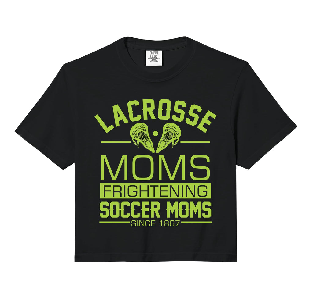 Lacrosse Moms Frightening Soccer Hoodie - Aesthetic Graphic for Adults - T-Shirt, Sweatshirt, Hoodie