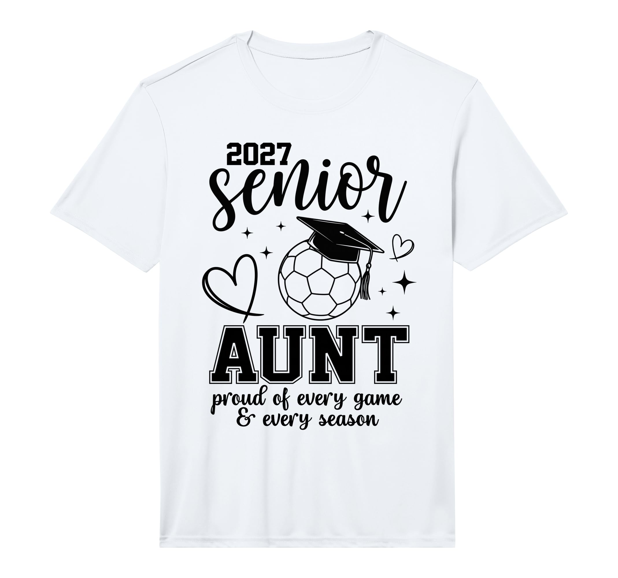 2027 Senior Soccer Aunt Proud Family T-Shirt - Streetwear Style for Adults - T-Shirt, Sweatshirt, Hoodie