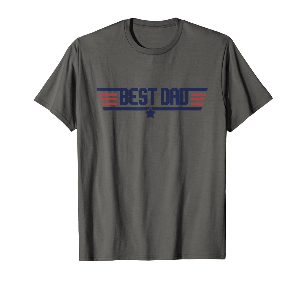 Best Dad Funny Military Fathers Day Gift T-Shirt - Custom Art Print Unisex - T-Shirt, Sweatshirt, Hoodie