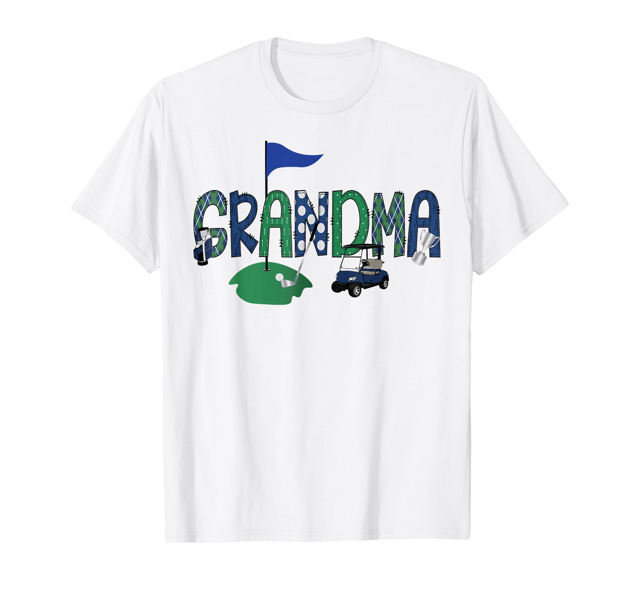 Golf Grandma Hole One Golf First Birthday T-Shirt - Graphic Print Unisex - T-Shirt, Sweatshirt, Hoodie