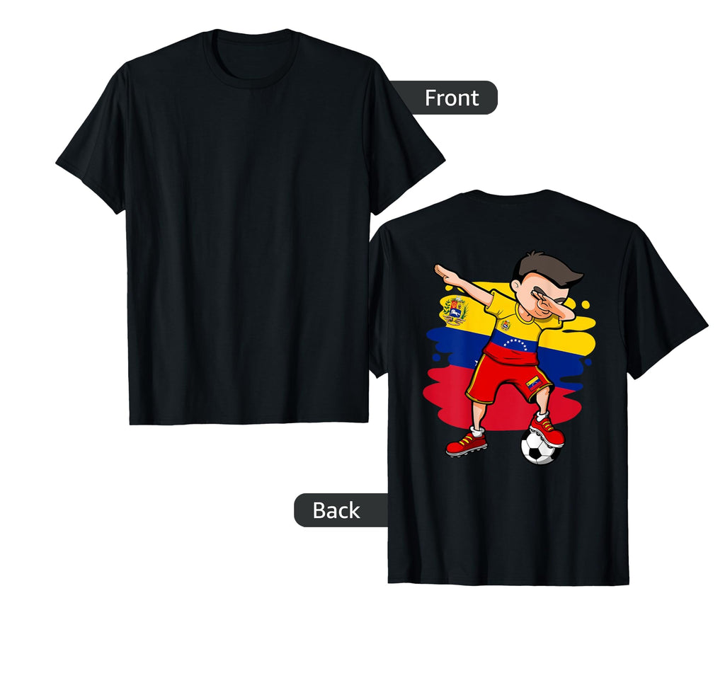 Dabbing Soccer Venezuela Jersey T-Shirt - Streetwear Style Men Women - T-Shirt, Sweatshirt, Hoodie