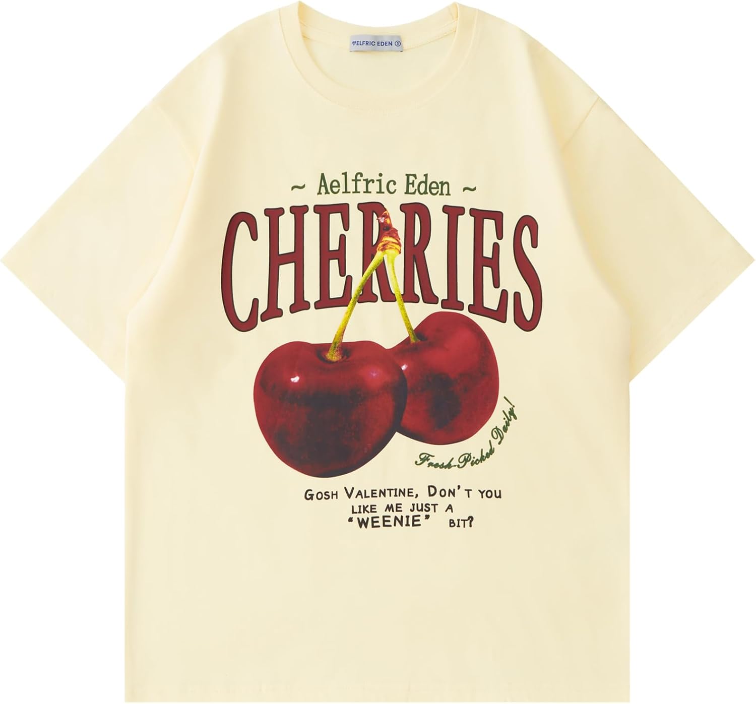 Oversized Graphic Unisex Cherries Print Casual Summer - Adult & Kids T-Shirts, Sweatshirts & Hoodies apparel design preview 1