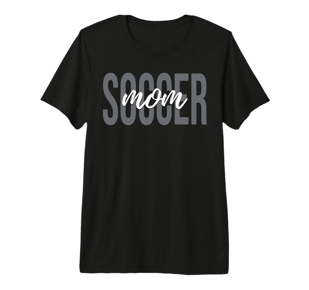 Soccer Mom Soccer Player Tri Blend T-Shirt - Casual Everyday Wear Men Women - T-Shirt, Sweatshirt, Hoodie