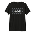 Soccer Mom Soccer Player Tri Blend T-Shirt - Casual Everyday Wear Men Women - T-Shirt, Sweatshirt, Hoodie