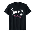 Kelsey Name Gift Personalized Soccer T-Shirt - Minimalist Print for Adults - T-Shirt, Sweatshirt, Hoodie