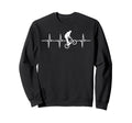 Heartbeat Bmx Bike Stunt Racing Sweatshirt - Custom Art Print Men Women - T-Shirt, Sweatshirt, Hoodie