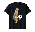 Otter Soccer Player Soccer Sports T-Shirt - Unique Graphic Unisex - T-Shirt, Sweatshirt, Hoodie