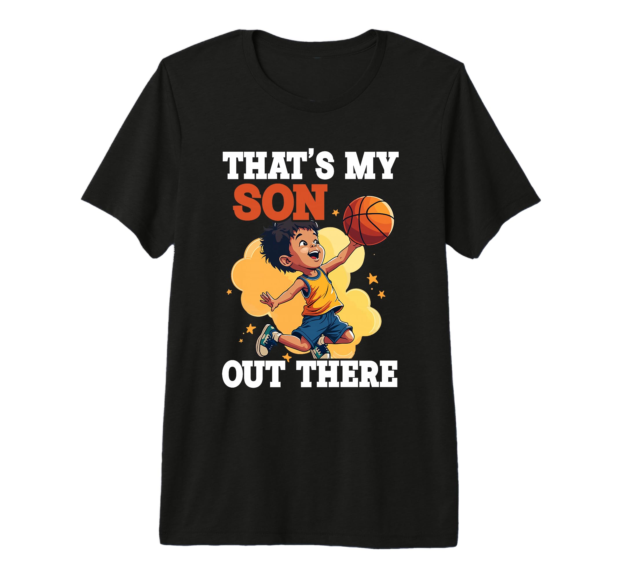 Fathers Day Basketball Dad Game T-Shirt - Fun Novelty Design for Adults - T-Shirt, Sweatshirt, Hoodie