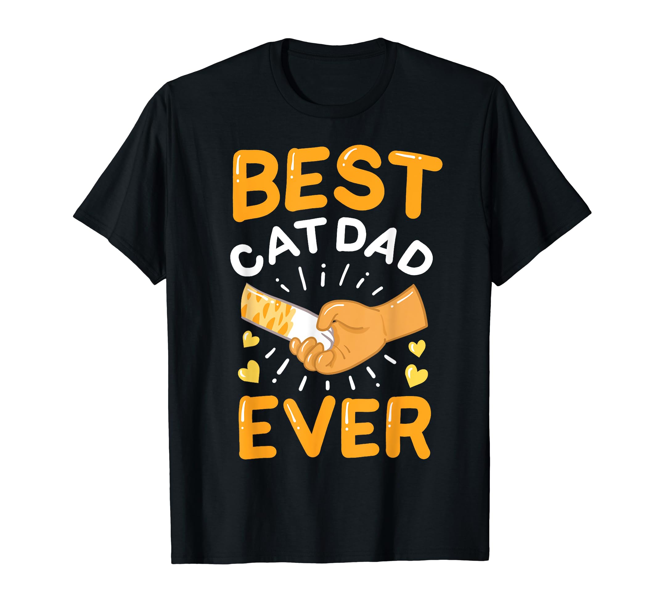 Cat Dad Fathers Day T-Shirt - Custom Art Print Unisex - T-Shirt, Sweatshirt, Hoodie