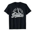 Funny Busy Raising Ballers Baseball Mom Dad T-Shirt - Graphic Print Unisex - T-Shirt, Sweatshirt, Hoodie