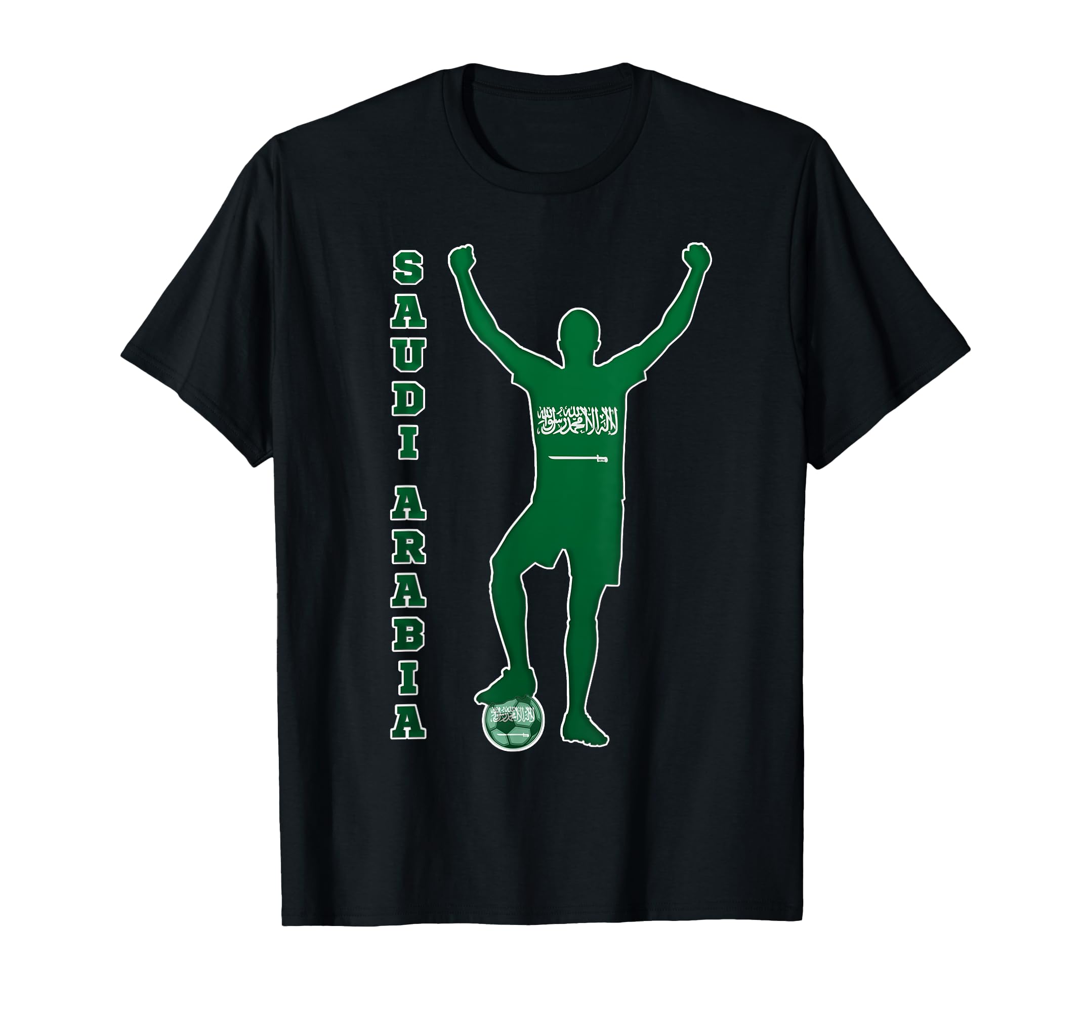 Saudi Arabia Futbol Football Soccer T-Shirt - Casual Everyday Wear Unisex - T-Shirt, Sweatshirt, Hoodie