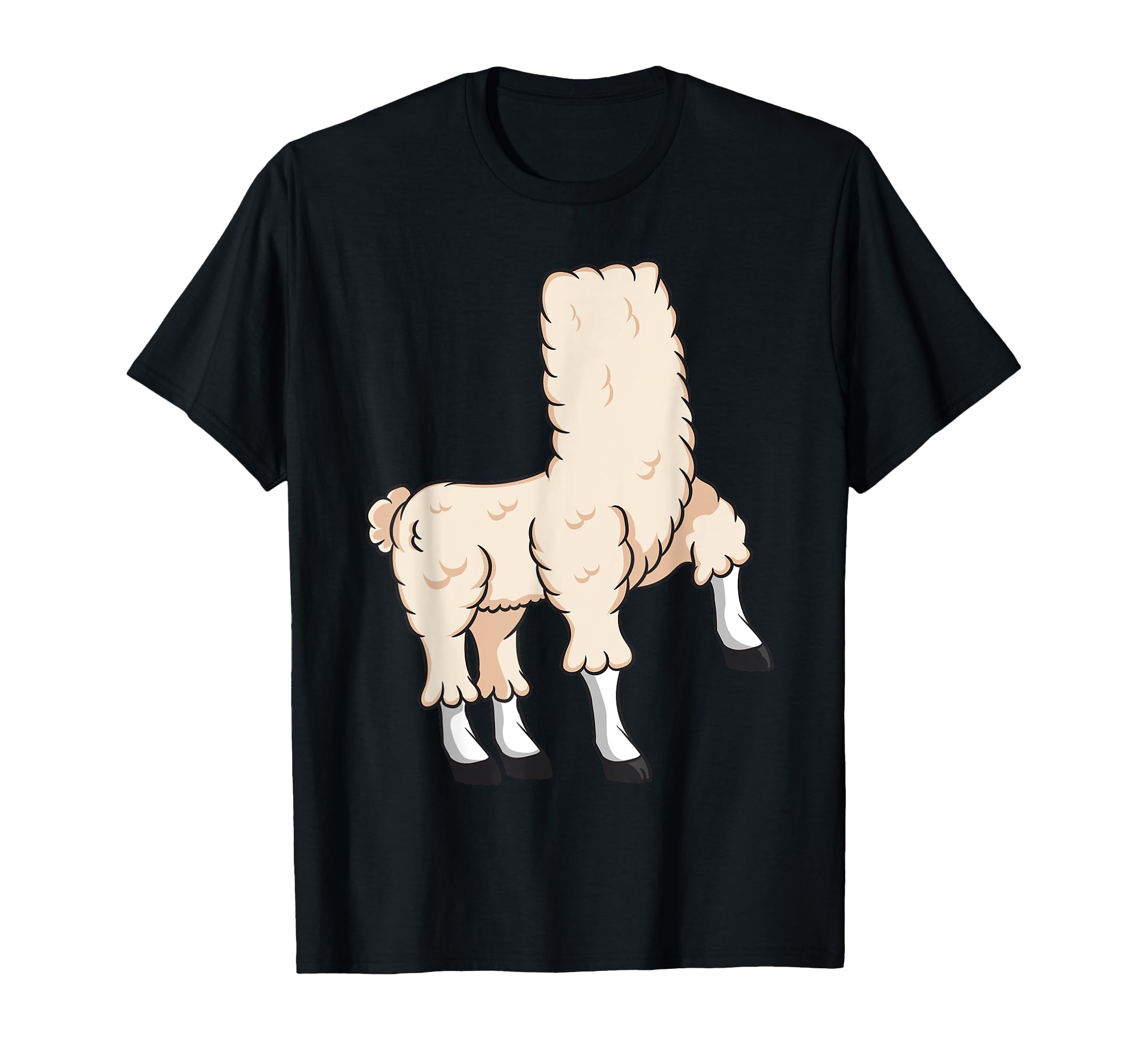 Llama Costume Halloween Easy T-Shirt - Casual Everyday Wear for Adults - T-Shirt, Sweatshirt, Hoodie