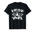 My Dad Rocks Guitar Musician Fathers T-Shirt - Novelty Apparel for Adults - T-Shirt, Sweatshirt, Hoodie