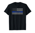 Retired Police Officer Thin Blue Line T-Shirt - Streetwear Style Unisex - T-Shirt, Sweatshirt, Hoodie