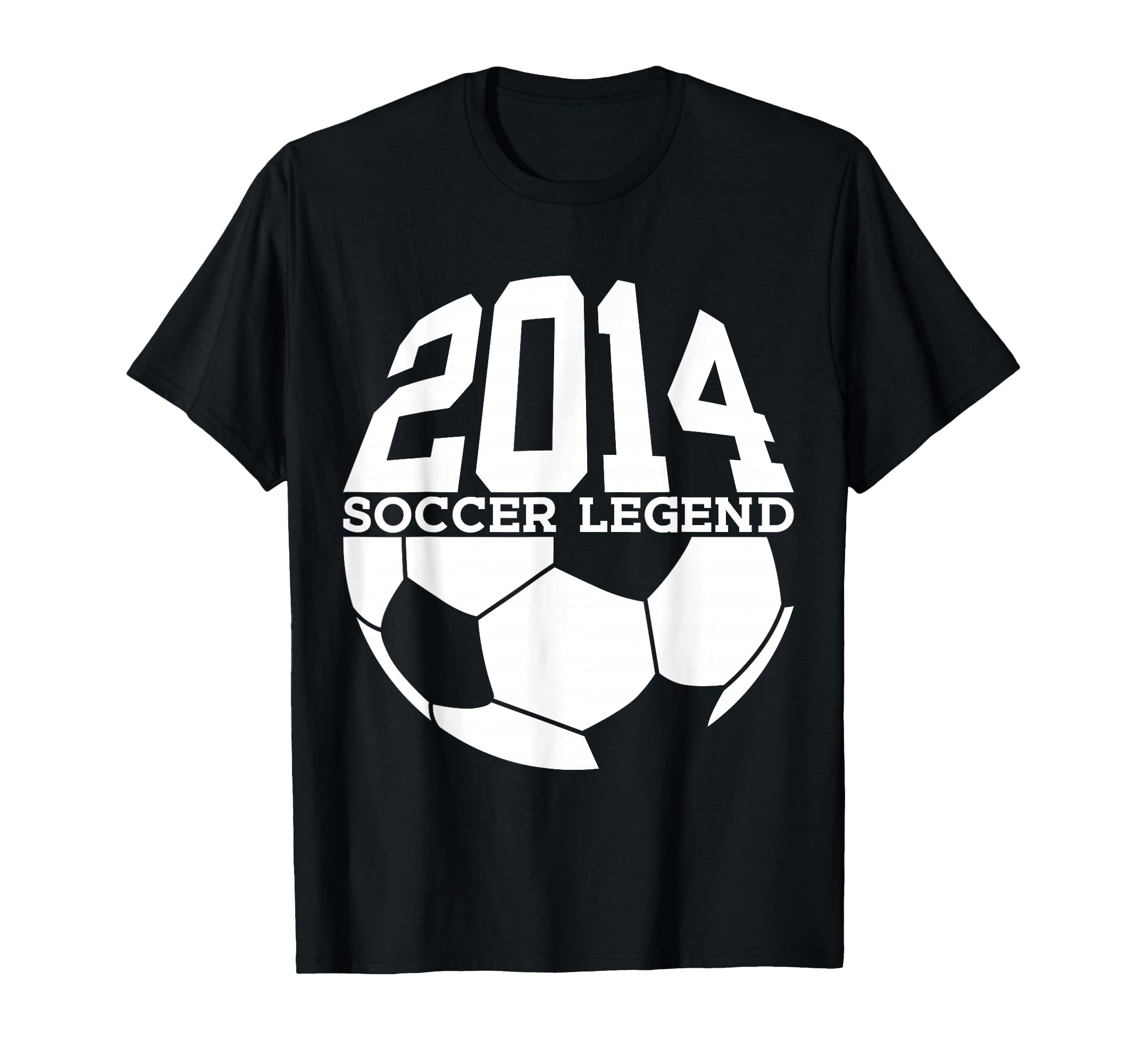 2014 12Th Birthday Soccer Legend T-Shirt - Minimalist Print Unisex - T-Shirt, Sweatshirt, Hoodie