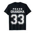Number 33 Custom Proud Soccer Futbol T-Shirt - Casual Everyday Wear Unisex - T-Shirt, Sweatshirt, Hoodie