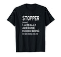 Soccer Player Definition Funny Stopper T-Shirt - Unique Graphic Men Women - T-Shirt, Sweatshirt, Hoodie