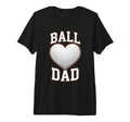 Mens Ball Dad Heart Golf Ball T-Shirt - Custom Art Print for Adults - T-Shirt, Sweatshirt, Hoodie