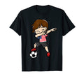 Dabbing Soccer Player American Flag T-Shirt - Trendy Graphic for Adults - T-Shirt, Sweatshirt, Hoodie