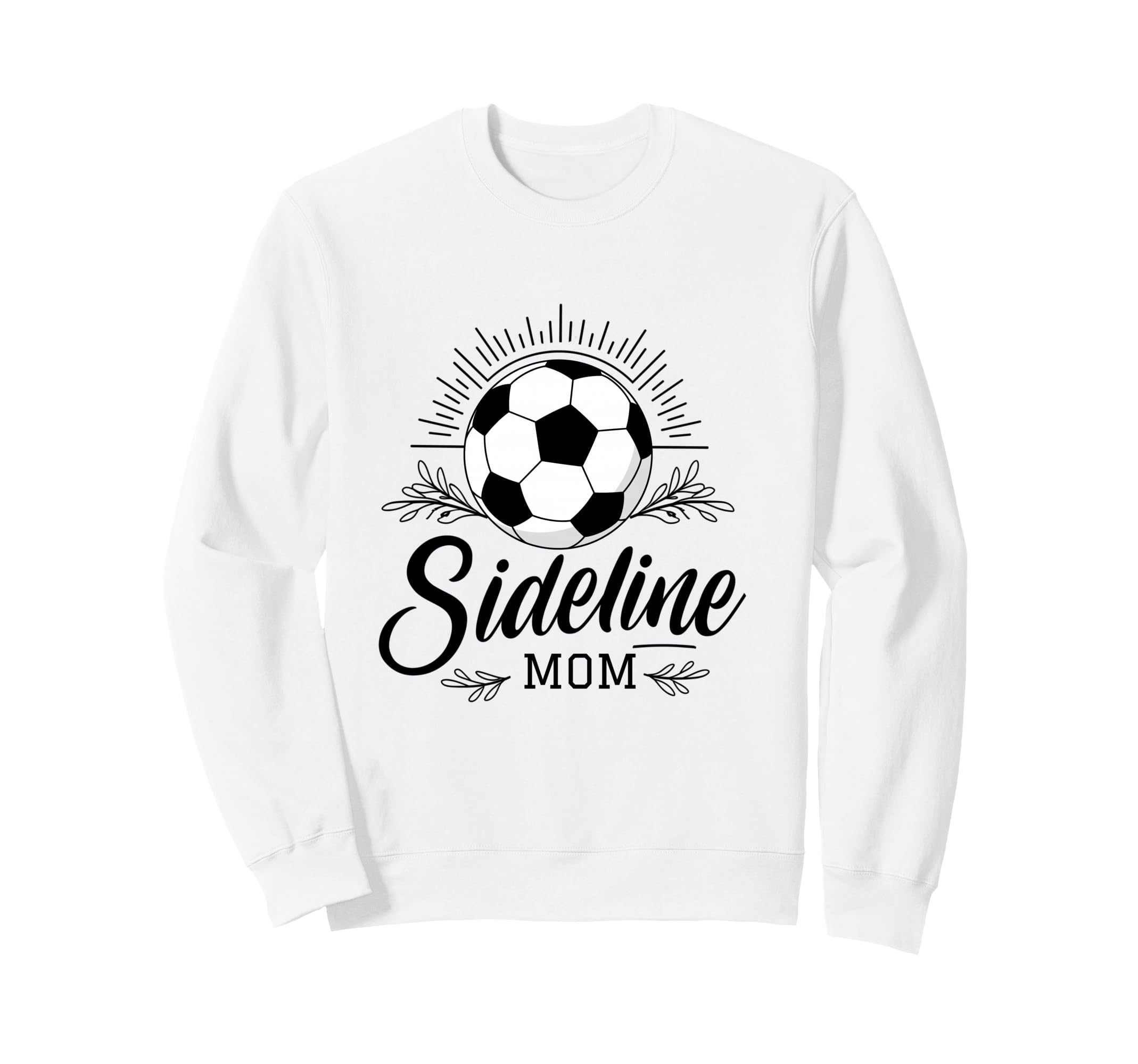 Sideline Mom Soccer Game Days Sweatshirt - Minimalist Print Men Women - T-Shirt, Sweatshirt, Hoodie