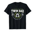 Twin Dad Est 2024 Twin Dad To Be Gifts T-Shirt - Streetwear Style Unisex - T-Shirt, Sweatshirt, Hoodie