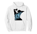 Minnesota Soccer Loon Black Blue Hoodie - Minimalist Print Men Women - T-Shirt, Sweatshirt, Hoodie