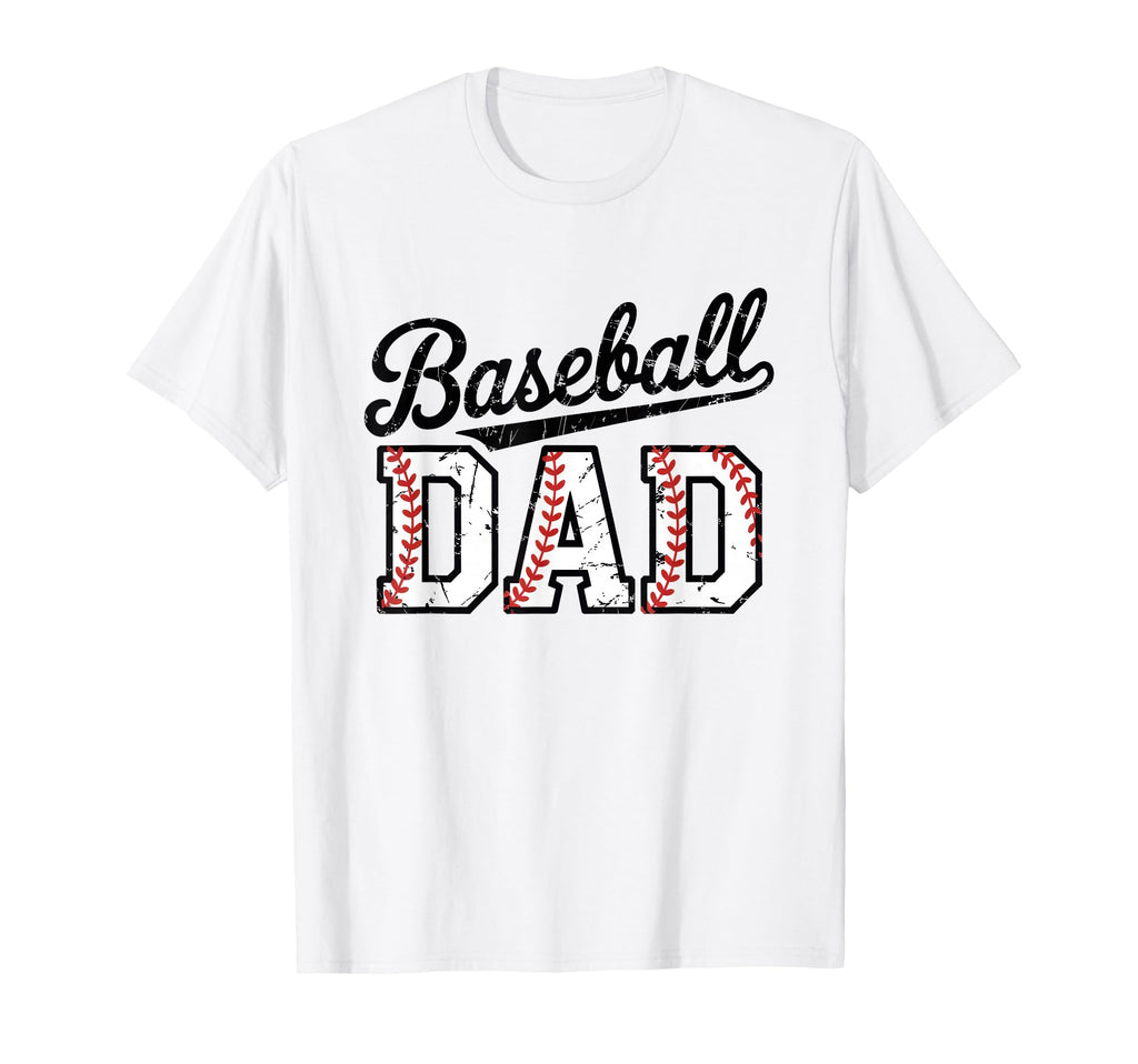 Baseball Dad Sports Lettering Baseball T-Shirt - Novelty Apparel for Adults - T-Shirt, Sweatshirt, Hoodie