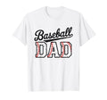 Baseball Dad Sports Lettering Baseball T-Shirt - Novelty Apparel for Adults - T-Shirt, Sweatshirt, Hoodie
