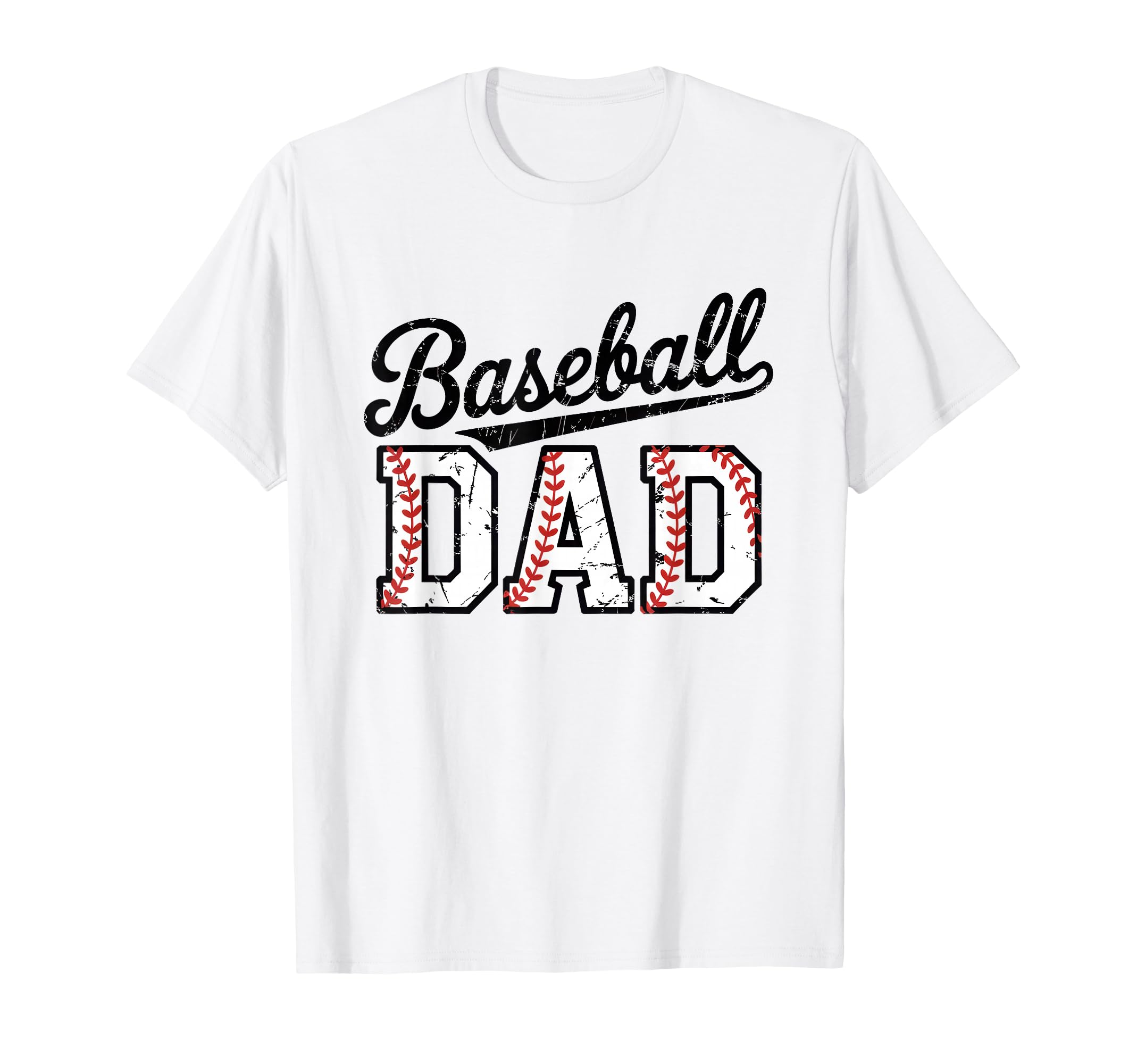 Baseball Dad Sports Lettering Baseball T-Shirt - Novelty Apparel for Adults - T-Shirt, Sweatshirt, Hoodie