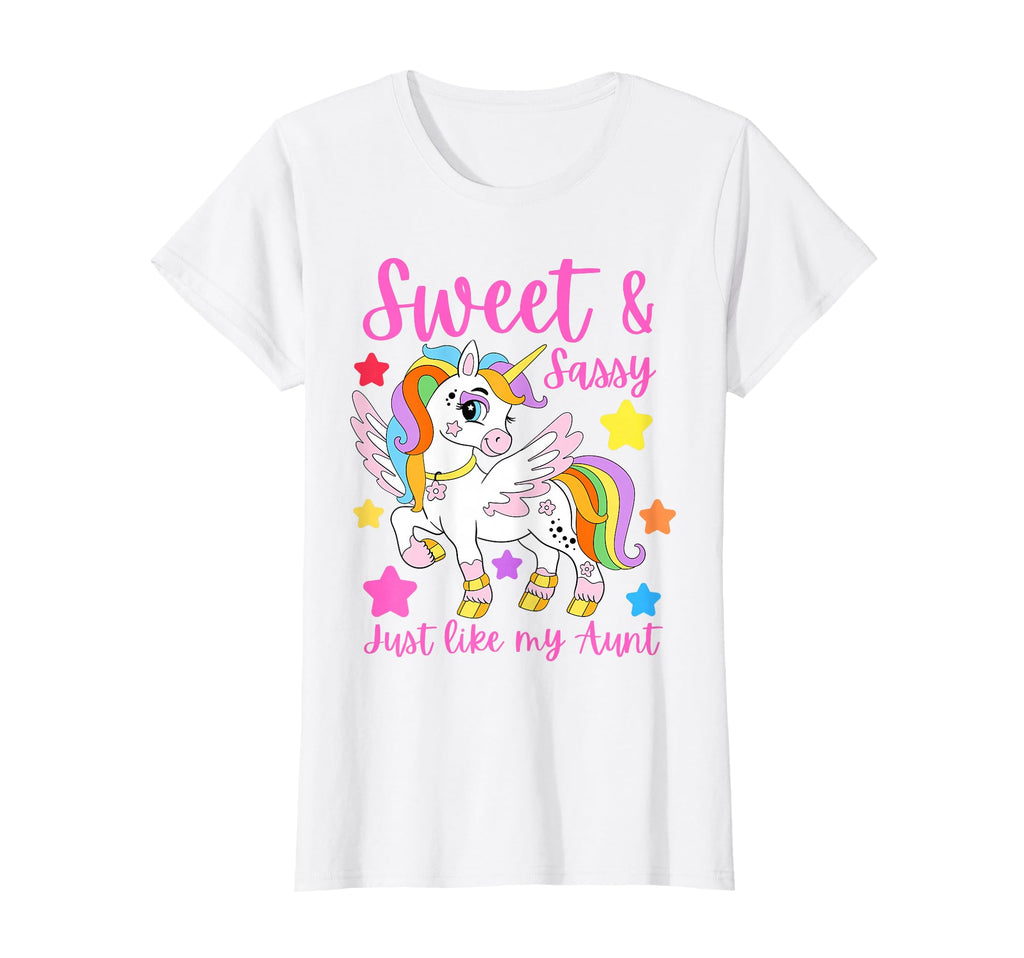 Sassy Unicorn Like My Aunt Matching T-Shirt - Aesthetic Graphic Men Women - T-Shirt, Sweatshirt, Hoodie