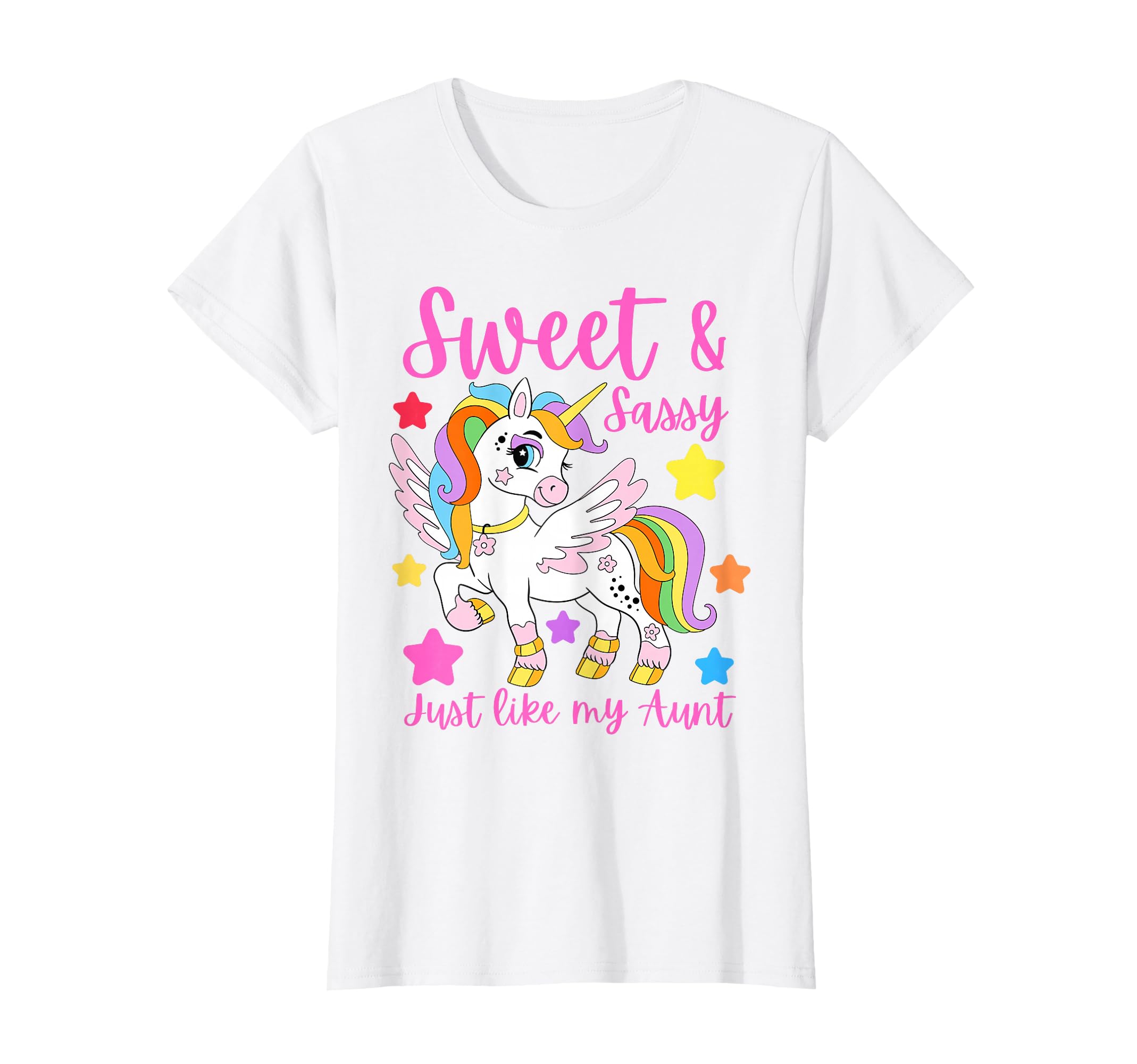 Sassy Unicorn Like My Aunt Matching T-Shirt - Aesthetic Graphic Men Women - T-Shirt, Sweatshirt, Hoodie