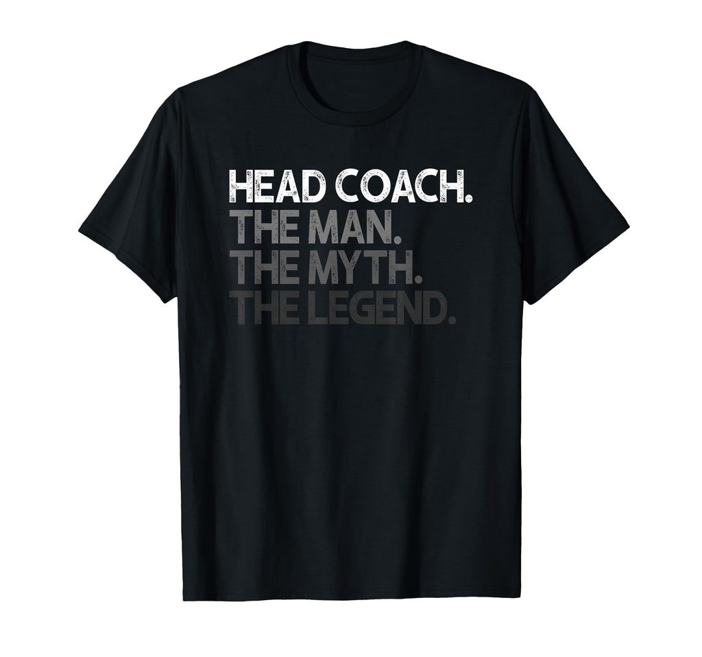 Head Coach Myth Legend T-Shirt - Minimalist Print Unisex - T-Shirt, Sweatshirt, Hoodie