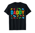 Daddy Master Builder Building Bricks T-Shirt - Novelty Apparel for Adults - T-Shirt, Sweatshirt, Hoodie