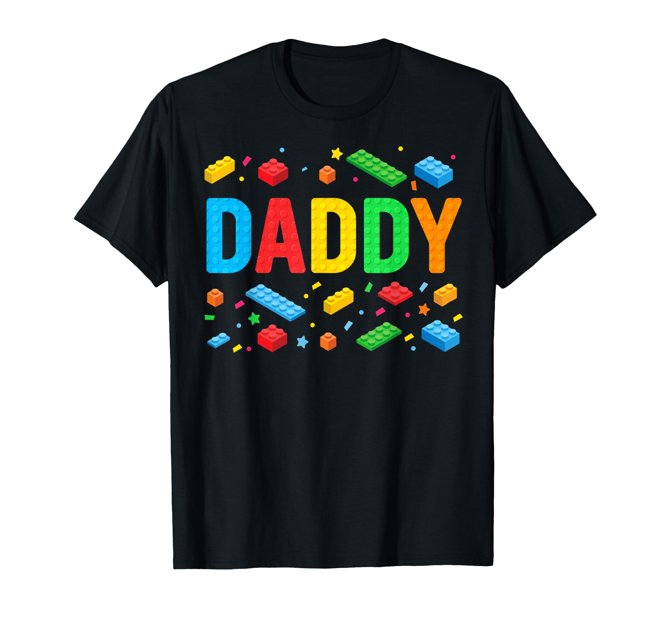 Daddy Master Builder Building Bricks T-Shirt - Novelty Apparel for Adults - T-Shirt, Sweatshirt, Hoodie